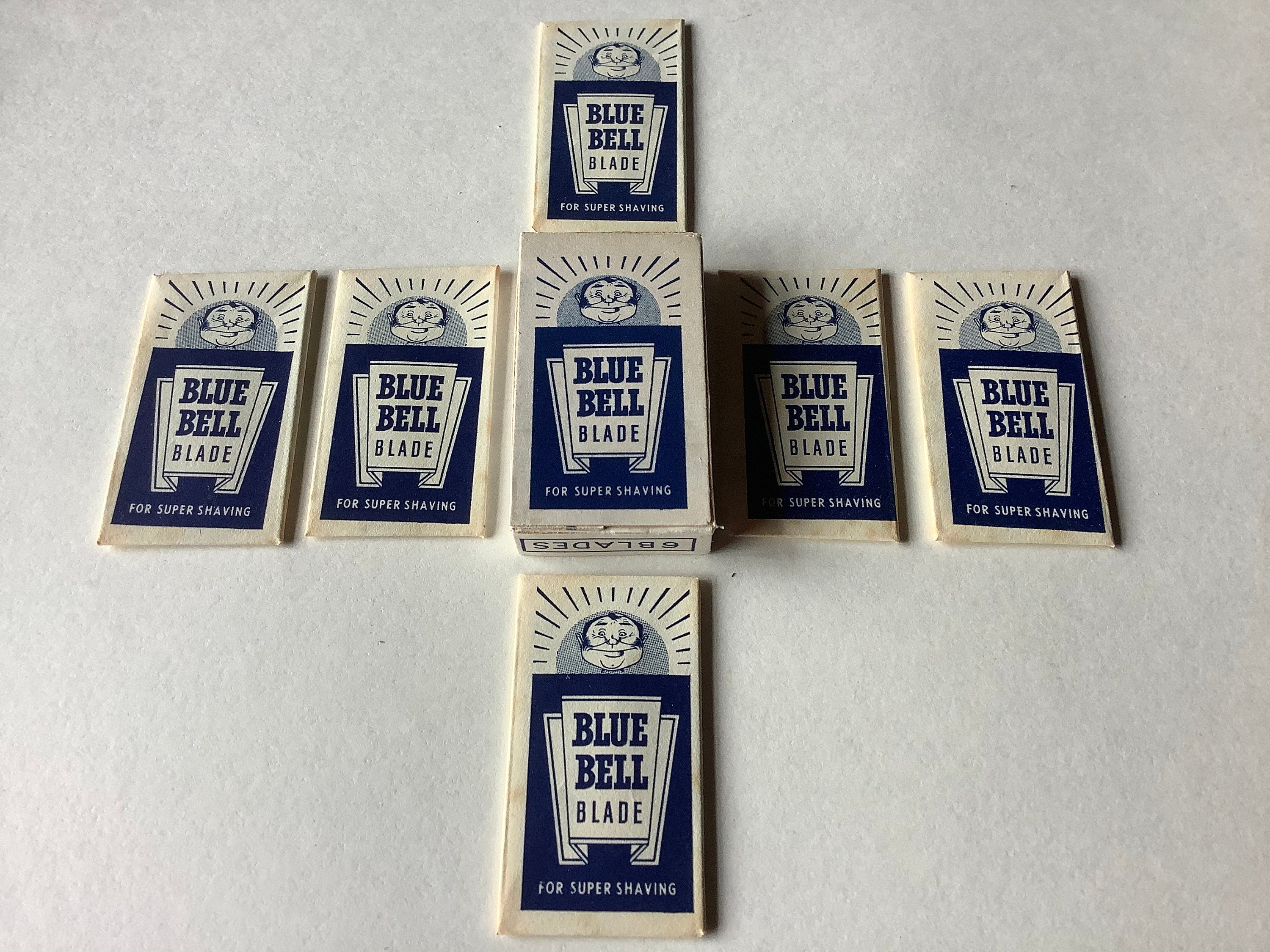 Vintage Razor Blades Full Pack 'blue Bell Sheffield England 1930's - Etsy