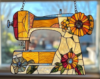 Custom Sewing Machine Acrylic ornament Personalized Quilting Ornament, Tailor Shop and Sewing Room Decor, Perfect Gift for Mom Grandma