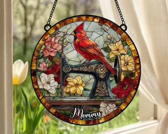 thumbnail image 2 of Sewing Machine - Personalized Gifts For Heaven Memorial - Cardinal Chr 2 of 12