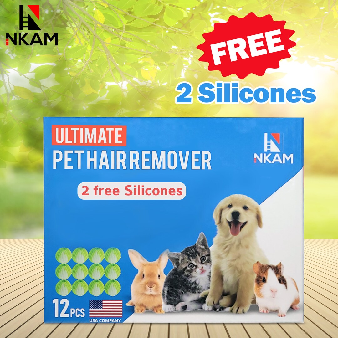 Pet Hair Remover for Laundry 12pcs Reusable Dog Hair Remover for