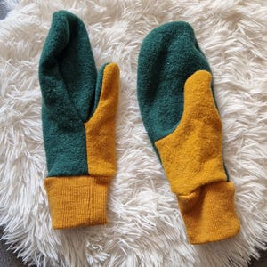 Single-layer boiled wool gloves, merino wool, wool cuffs, various colors and sizes, winter gloves, children's and adult sizes image 11