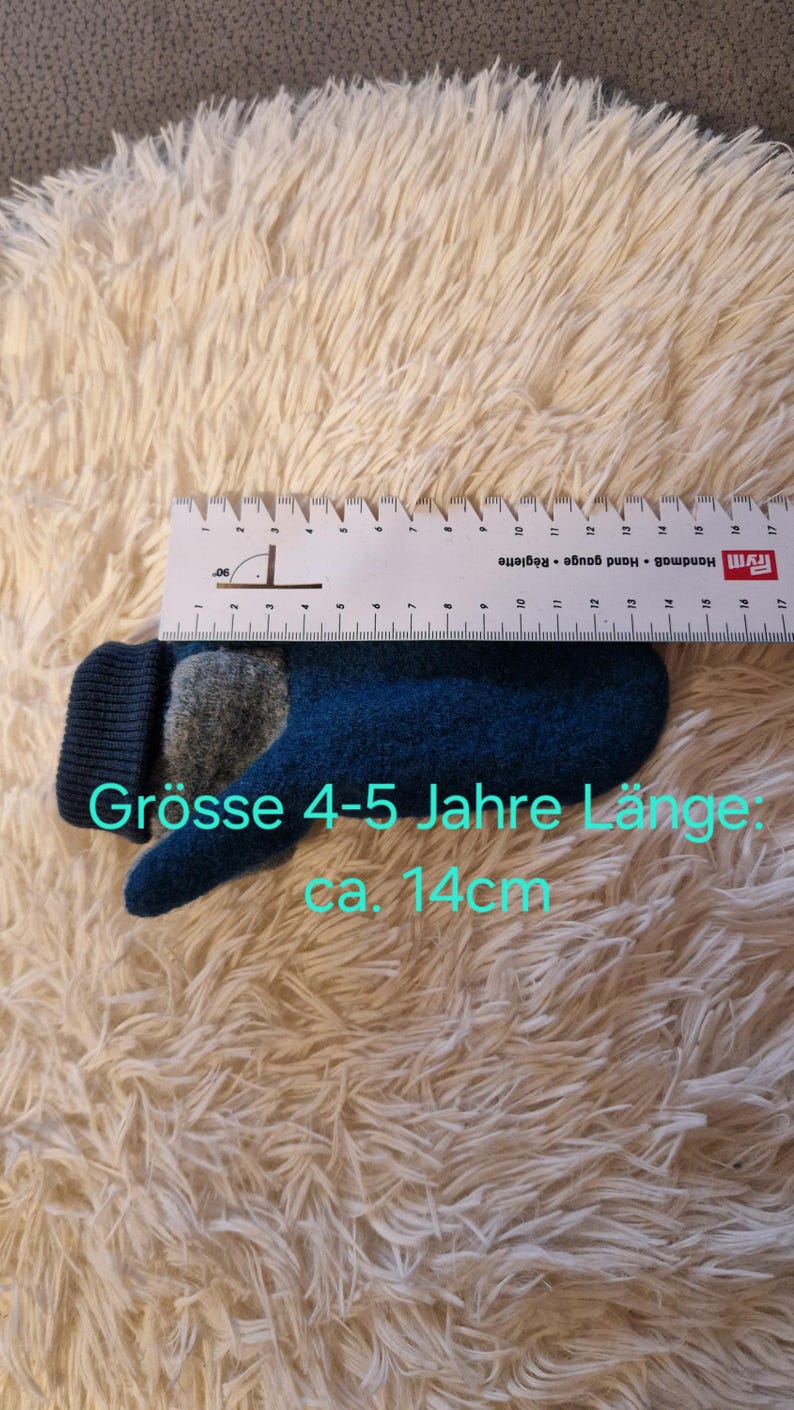 Single-layer boiled wool gloves, merino wool, wool cuffs, various colors and sizes, winter gloves, children's and adult sizes image 15