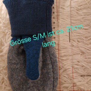 Single-layer boiled wool gloves, merino wool, wool cuffs, various colors and sizes, winter gloves, children's and adult sizes image 13