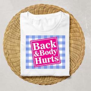Back & Body Hurts Svg, Funny Mom Svg, Bath And Body Works Pun Svg, Sublimation, Back And Body Hurts Clipart, Pink Png, Svg Cut Files Cricut