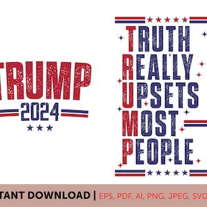 Trump 2024 Svg, Trump Svg, Donald Trump 2024 Svg, Election 2024 Png, Gift For Her, Sublimation Design, Clipart, Png Cut Files Cricu