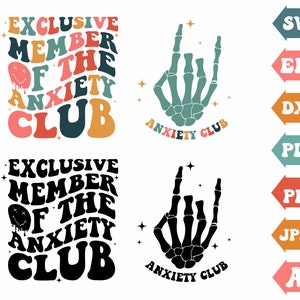 Exklusives Mitglied des Anxiety Club dafür