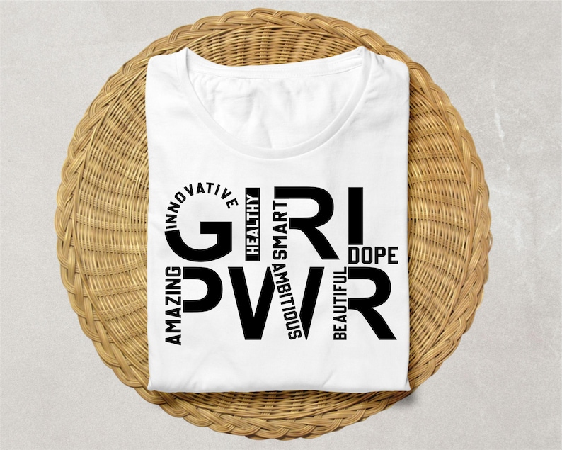 Girl Power Svg, Girls Rule The World Svg, Woman Up Svg, Motivational Svg, Inspirational Svg, Feminist Svg, Women Empowerment Svg, Cut Files