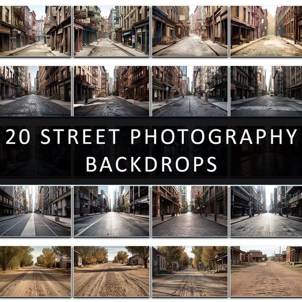 20 street photography backdrops