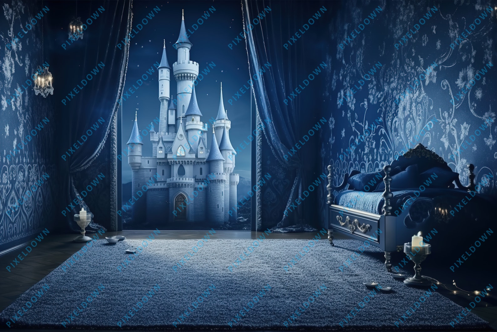 Cinderella Theme Backdrops Etsy