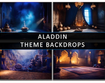 Aladdin theme Backdrops