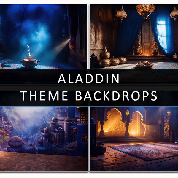 Aladdin theme Backdrops