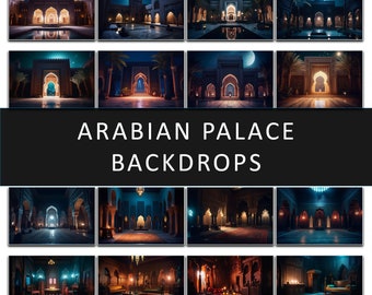 Arabian Palace theme Backdrops