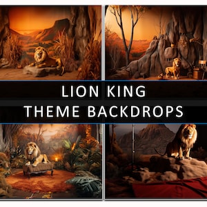 Lion King theme Backdrops