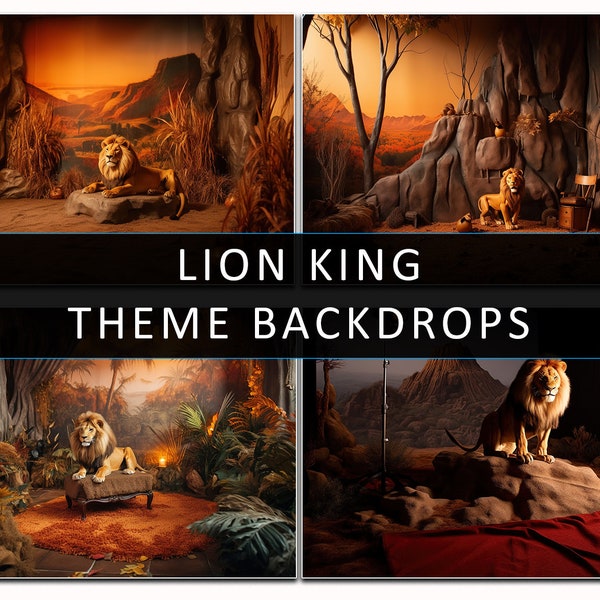 Lion King theme Backdrops