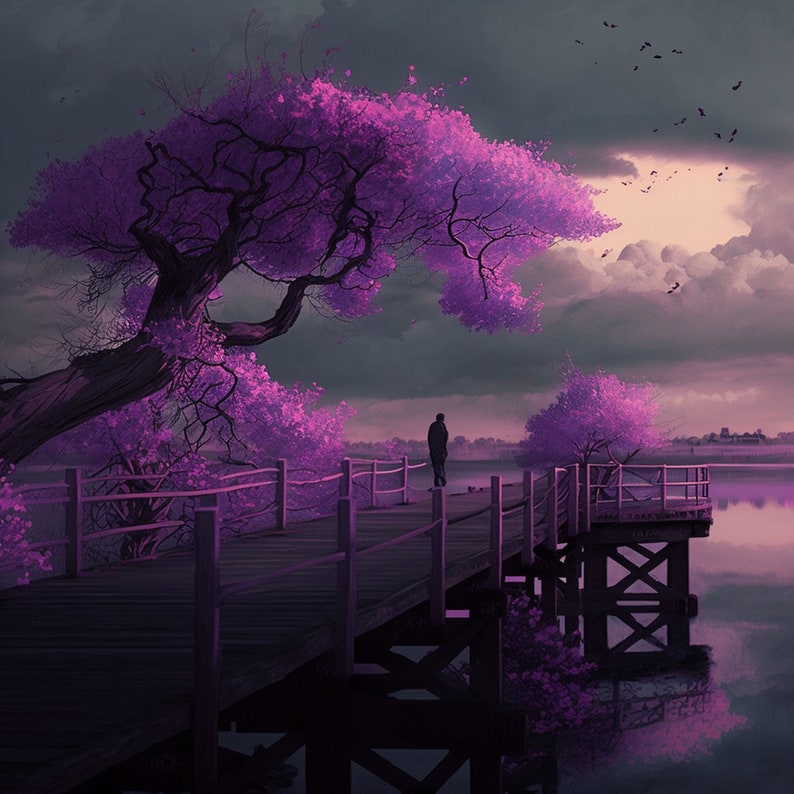 Blossom Mystery Digital Art Printai Generatedmidjourneywall Artai Artdigital Downloadhome