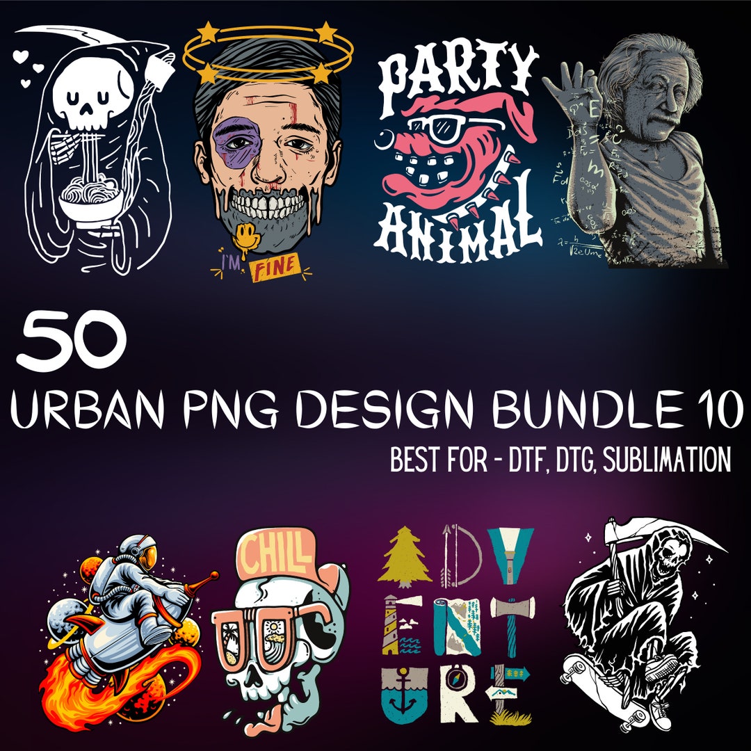 50 Urban Bundle 10 Anime Design Urban Shirt Designs Digital Quirky ...