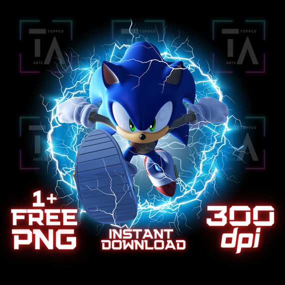 Sonic Movie gotta Go Fast It's My Birthday PNG 