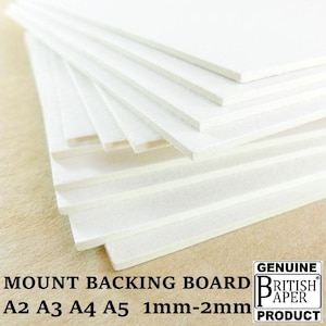 1mm 2mm A4 A3 CARDBOARD CARDS BACKING BOARD PAPER SHEETS KRAFT WHITE MODEL  MOUNT