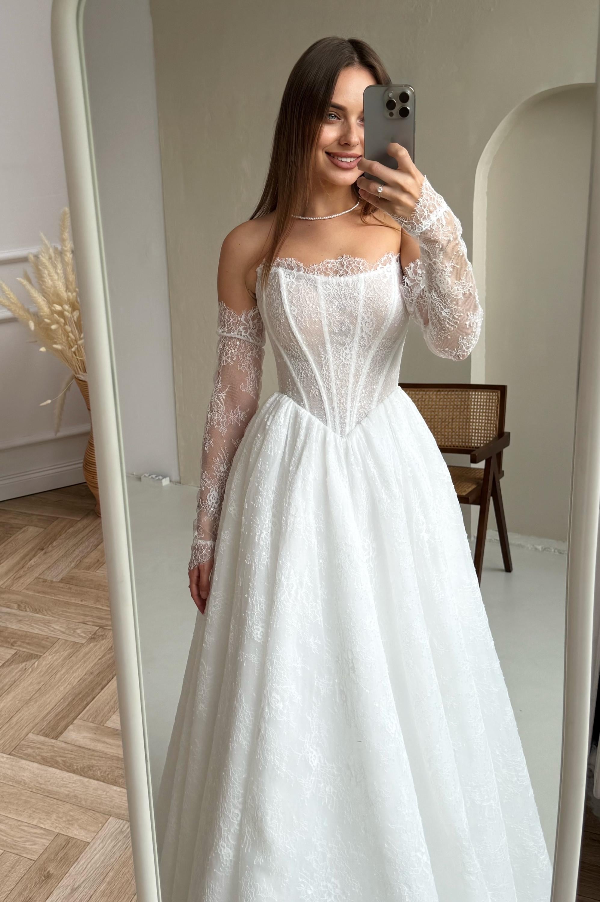 allover chantilly lace a-line bridesmaid dress Peony Lace Flower Girl Dress in Sage Sleeveless Maxi 3T / Sage