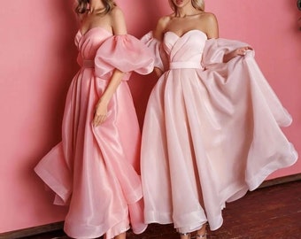 women's light pink off the shoulder goddess dress Grecian One Prom Formal Evening Medium / Pink inspired bodice Off Shoulder Tie Strap Maxi