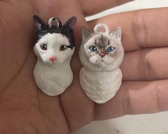 3D-tryckt nyckelring för katt, personlig nyckelring för husdjur, personlig present till husdjur, födelsedagspresent, presentidé