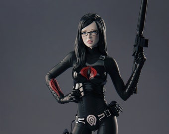 Baroness Stl, 3D Stl Datei, Sexy Anime Girl Stl, Frau STL, Sofort Download stl, Anime Stl, Waifu Stl
