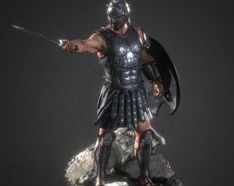 Gladiator Stl, Knight 3D Stl File, Stl, Instantly Download stl, High Quality Stl