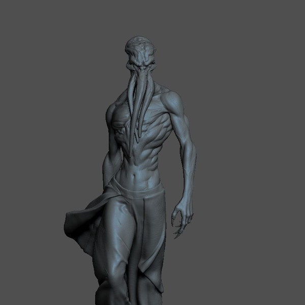 Mindflayer Stl , 3D Stl File, Dungeons & Dragons Stl, Game STL, Instantly Download stl