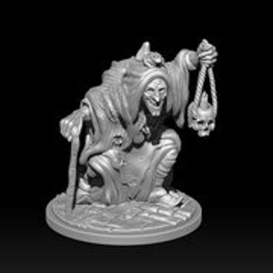Witch Stl , Witch Mirella Stl, 3D Stl File, Anime Stl, Instantly Download stl, High Quality Stl