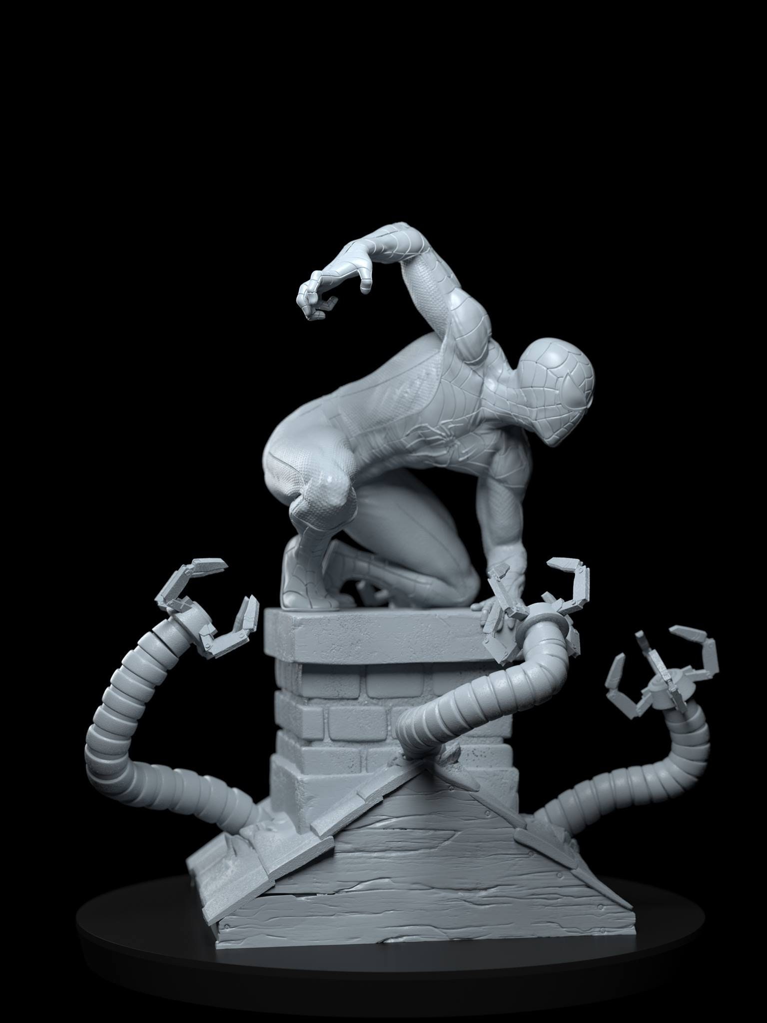 Marvel Stl Vector Spider Man Stl , Marvel Stl 3D Stl File, Dr. Octopus Stl, Instantly ...