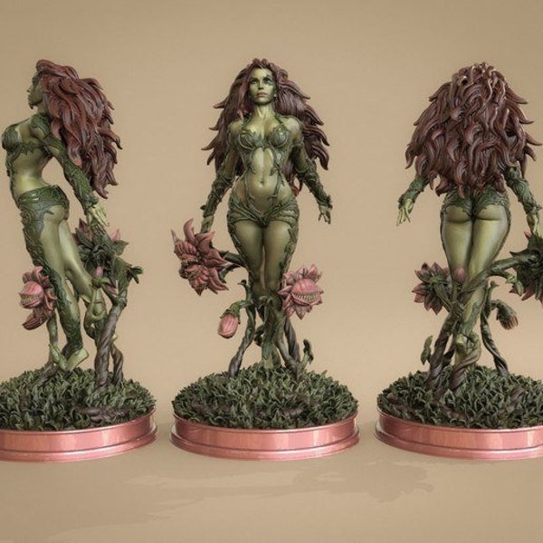 Poison Ivy Figur Stl, DC Figur 3D Stl Datei, Stl, Sofort Download stl, High Quality Stl, Marvel Stl
