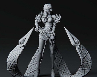 Evelynn Kda League Of Legends Stl, Evelynn Figure 3D Stl File, Stl, Instantly Download stl, High Quality Stl, Lol Stl, Lol Figure