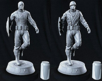 Captain America Stl , 3D Stl File, DC Stl, Movie STL, Instantly Download stl, Captain America Figure Stl, Superhero stl