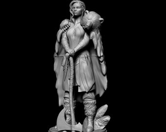 Viking Female Warrior Stl , Viking 3D Stl File, Stl, Instantly Download stl, High Quality Stl, Warrior Woman Stl