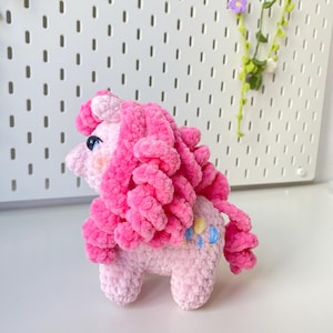 Crochet little pony , Amigurumi little pony , plushie little pony