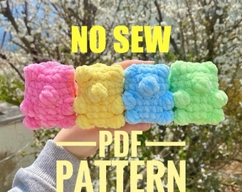 Crochet Gummy Bear Pattern no sew
