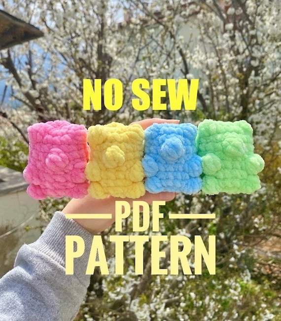 Crochet Gummy Bear Pattern no sew