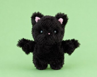 Crochet Bat Plushie , Bat Amigurumi, Fluffy Bat , Crochet amigurumi bat , handmade gift