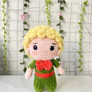 Little Prince, Crochet prince, Amigurumi prince, plush toys , stuffed, birthday gift , amigurumi gift , crochet gift , handmade gift , gift