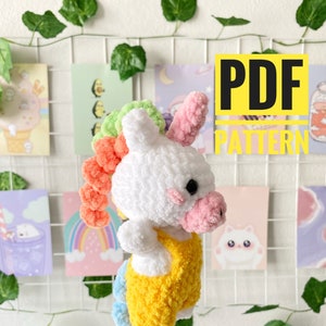 Amigurumi unicorn pattern, plush unicorn, Crochet unicorn, unicorn pattern , english pdf , baby unicorn