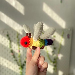 Crochet Dragonfly , Amigurumi Dragonfly , plush dragonfly , Crochet insect