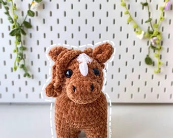 Crochet Horse Amigurumi: Custom Plushie Horse