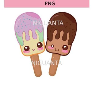 Ice cream kawaii png
