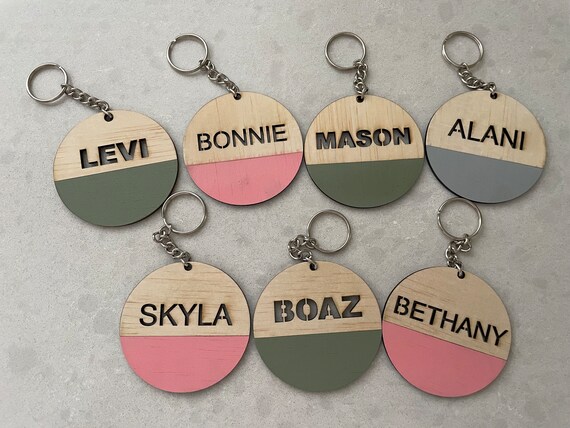 Personalised Name Tags for Bags, Pencil Cases, Gifts, Baby Bags 