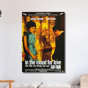 In the Mood for Love Movie Art Poster,In the Mood for Love Movie Canvas Wall Art,Movie Posters,TV Series Print Arts,Handmade Gift,Canvas Art
