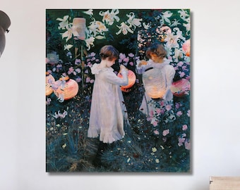 ジョン・シンガー・サージェント：「カーネーション、リリー、リリー