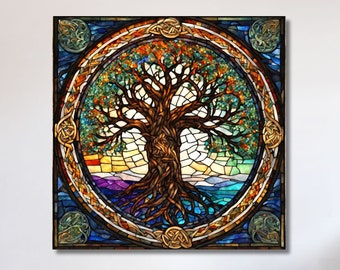 Angel Oak Tree Print Tree Artificial İntelligence Wall Art, Big Angel Oak Tree Panoramic Canvas Art, Tree Oak Tree Charleston South Carolina