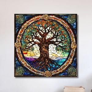 Angel Oak Tree Print Tree Artificial İntelligence Wall Art, Big Angel Oak Tree Panoramic Canvas Art, Tree Oak Tree Charleston South Carolina