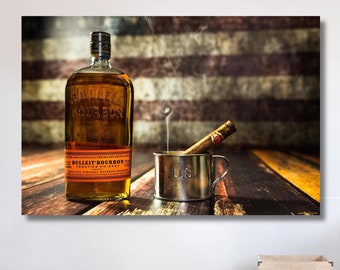 Póster de Bourbon Art Kentucky Bourbon, decoración de pared con alcohol, arte de pared extragrande, regalo hecho a mano, regalo de Navidad, regalo hecho a mano, regalo de Navidad