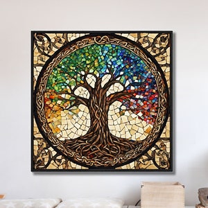 Big Angel Oak Tree Panoramic Canvas Art Tree Oak Tree Artificial İntelligence Charleston South Carolina Angel Oak Tree Print Tree Wall Art